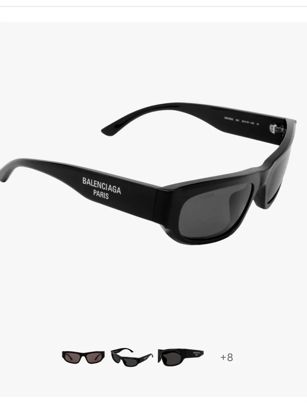Balenciaga Black Sunglasses
